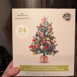 Hallmark Grinch Countdown Calendar with Colorful Ornaments
